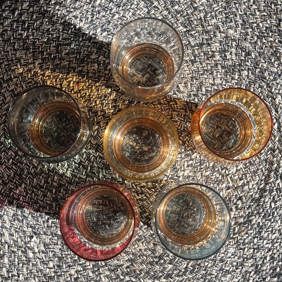 Antique glassware (set of 6) - Picture 2 of 6